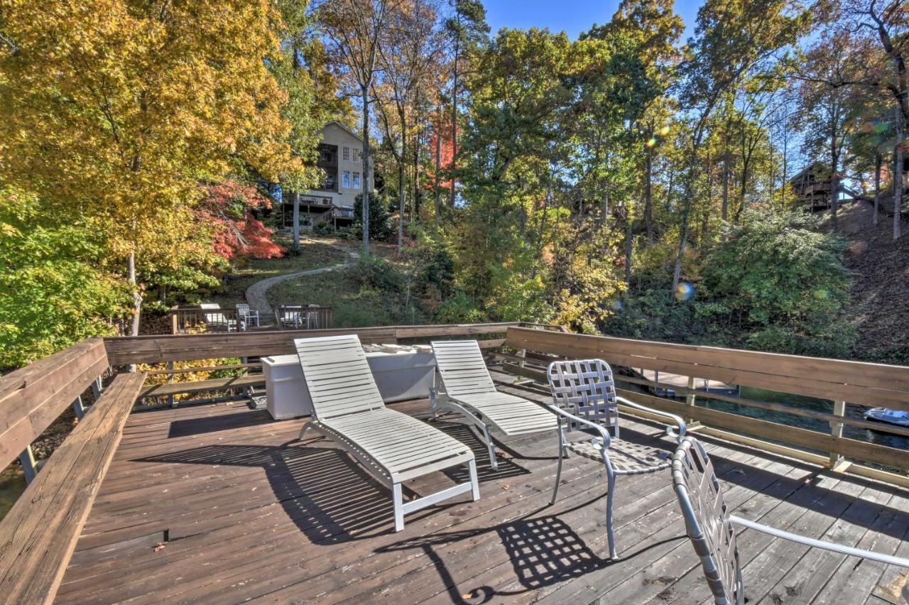 Lake Keowee Escape With Dock, Deck And Lake Access! Six Mile Eksteriør bilde